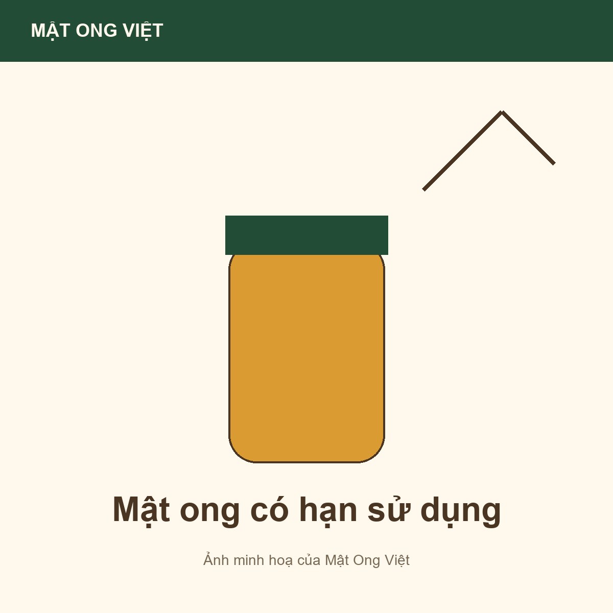 Mật ong có hạn sử dụng bao lâu và vì sao? — ảnh bìa minh hoạ do Mật Ong Việt dựng, đúng chủ đề bài viết