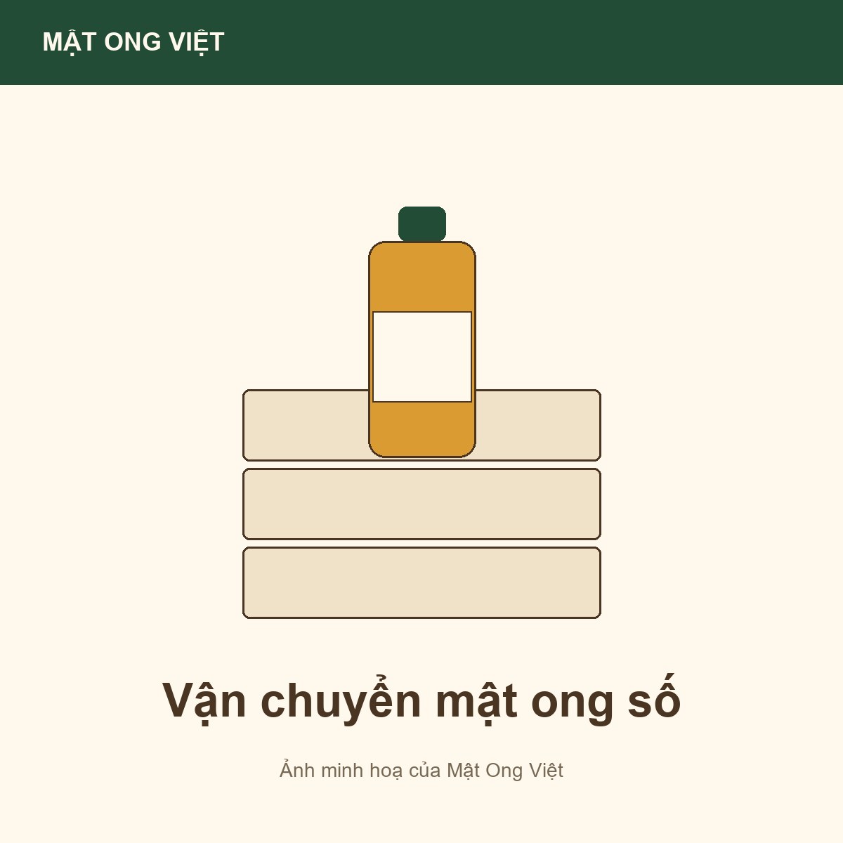 Vận chuyển mật ong số lượng lớn: rủi ro và cách xử lý — ảnh bìa minh hoạ do Mật Ong Việt dựng, đúng chủ đề bài viết