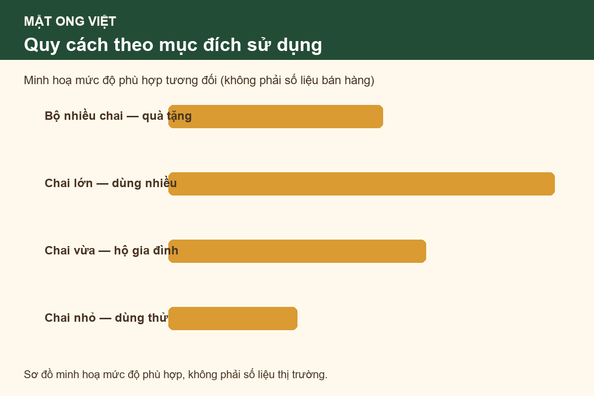 Sơ đồ chọn quy cách quà tặng theo mục đích